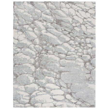Safavieh 8 x 10 ft. Restoration Vintage Rectanglar Handmade Wool Rug Grey & Ivory RVT112F-8
